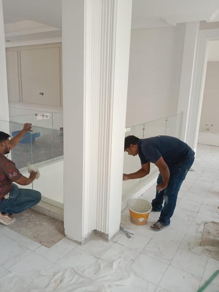 Paint work done in office